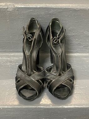 Tory Burch Runway Block high heels with straps